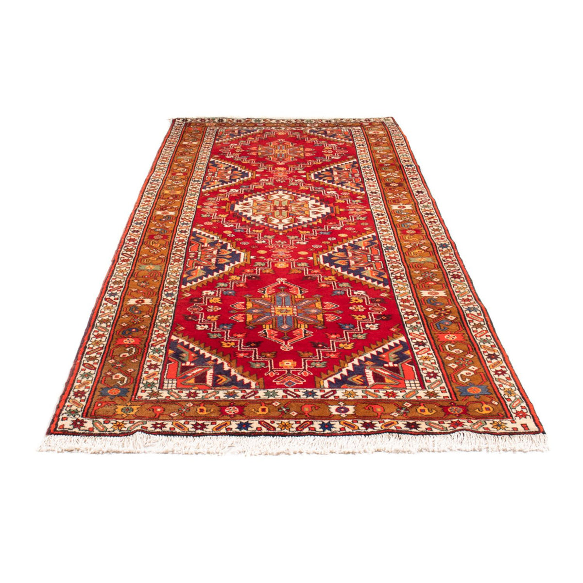 Perser Rug - Nomadic - 307 x 122 cm - red