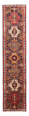 Runner Perser Rug - Nomadic - 385 x 85 cm - dark blue