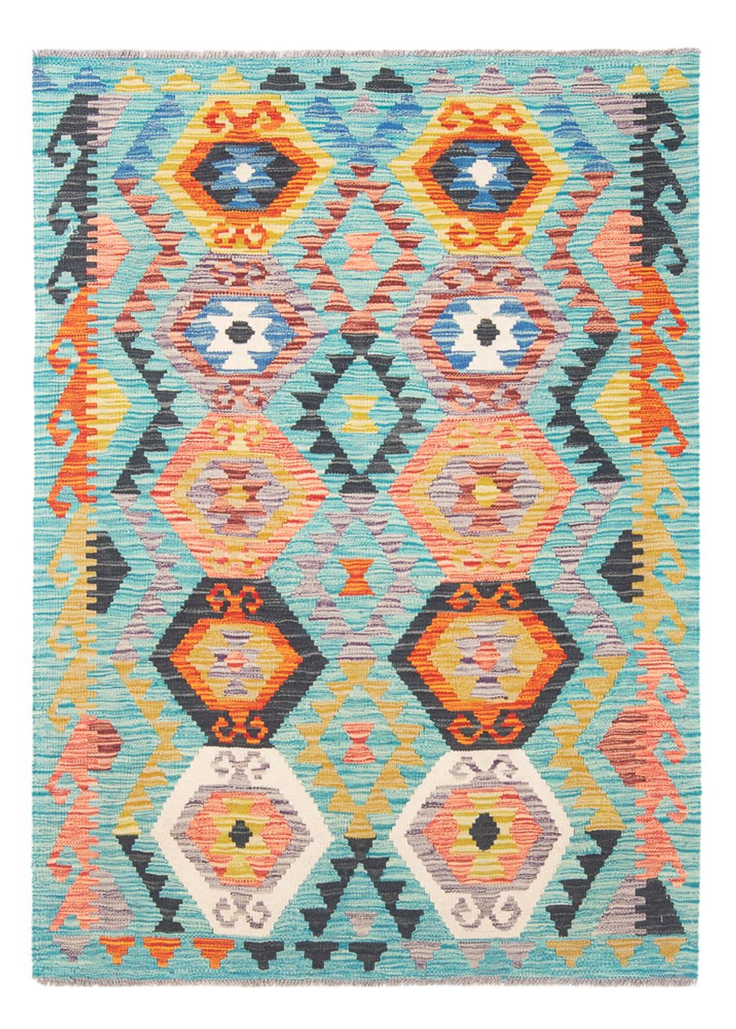 Kelim Rug - Splash - 170 x 118 cm - multicolored