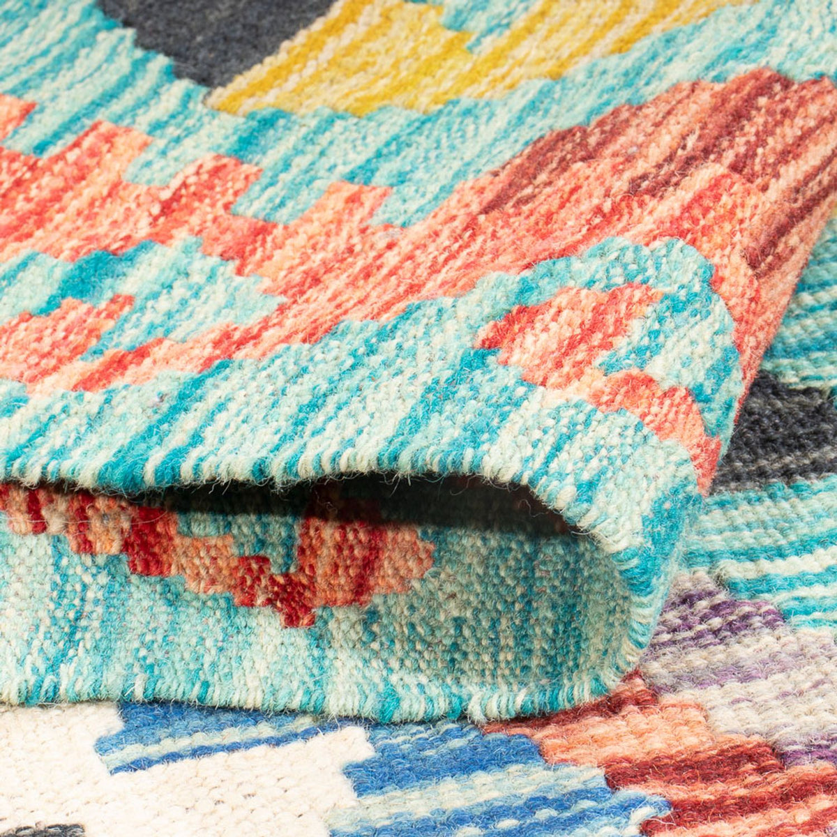 Kelim Rug - Splash - 170 x 118 cm - multicolored