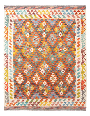 Kelim Rug - Splash - 195 x 156 cm - multicolored
