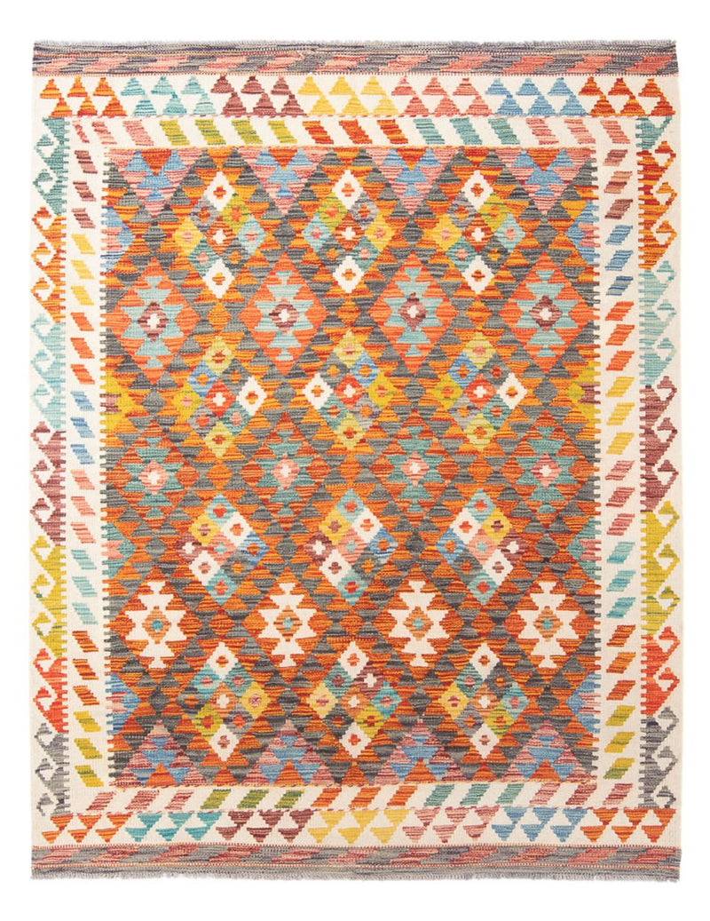 Kelim Rug - Splash - 195 x 156 cm - multicolored