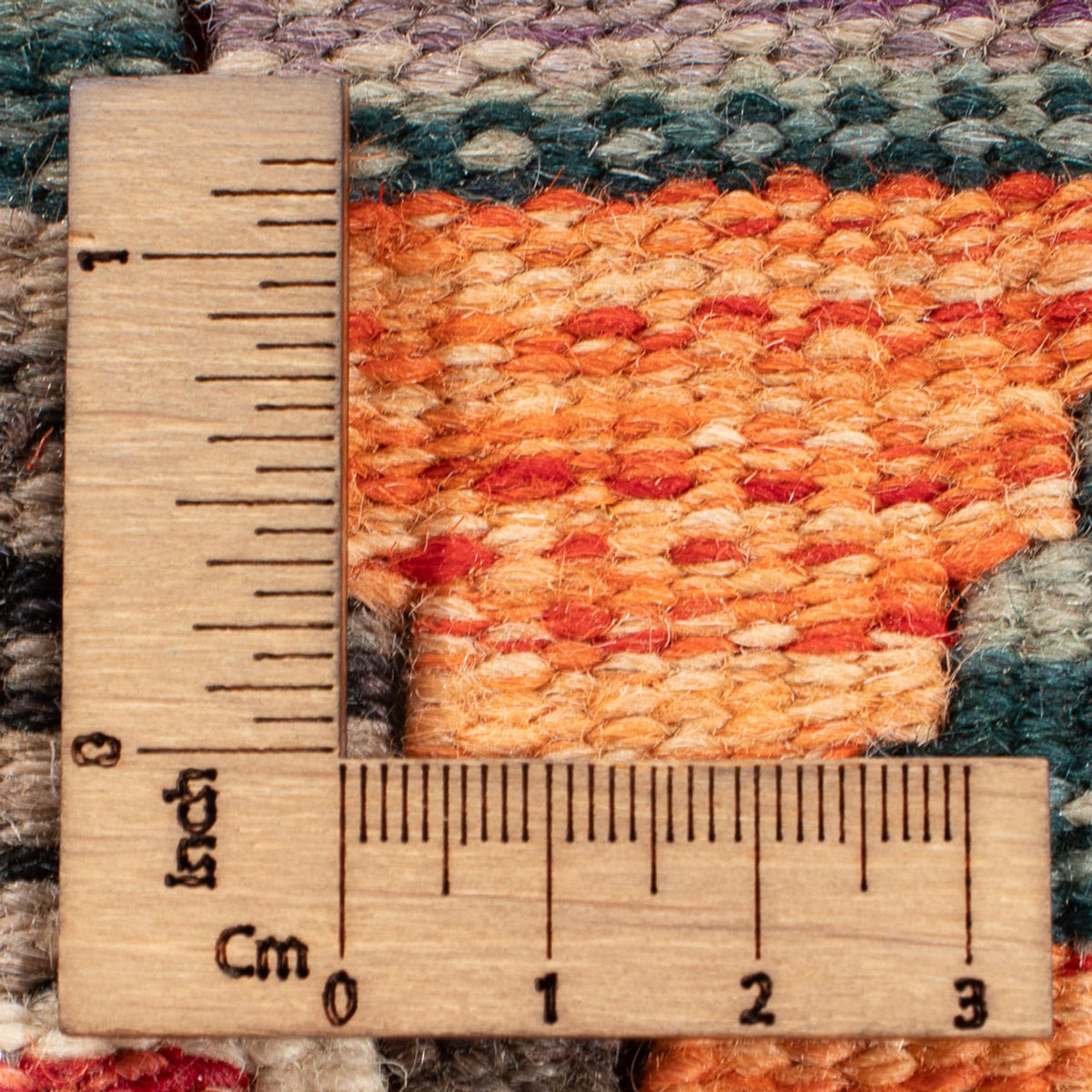 Kelim Rug - Splash - 197 x 162 cm - multicolored