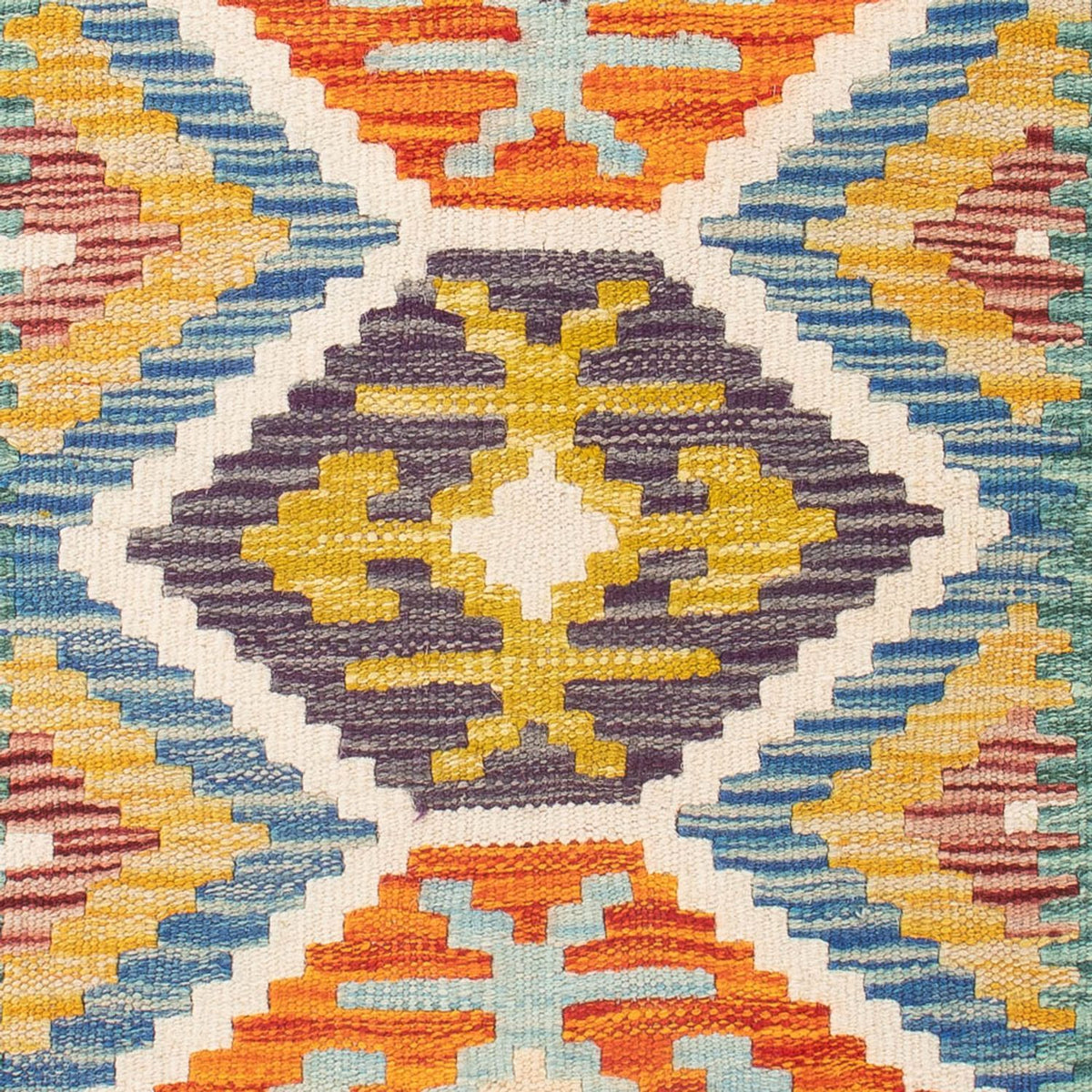 Kelim Rug - Splash - 91 x 62 cm - multicolored
