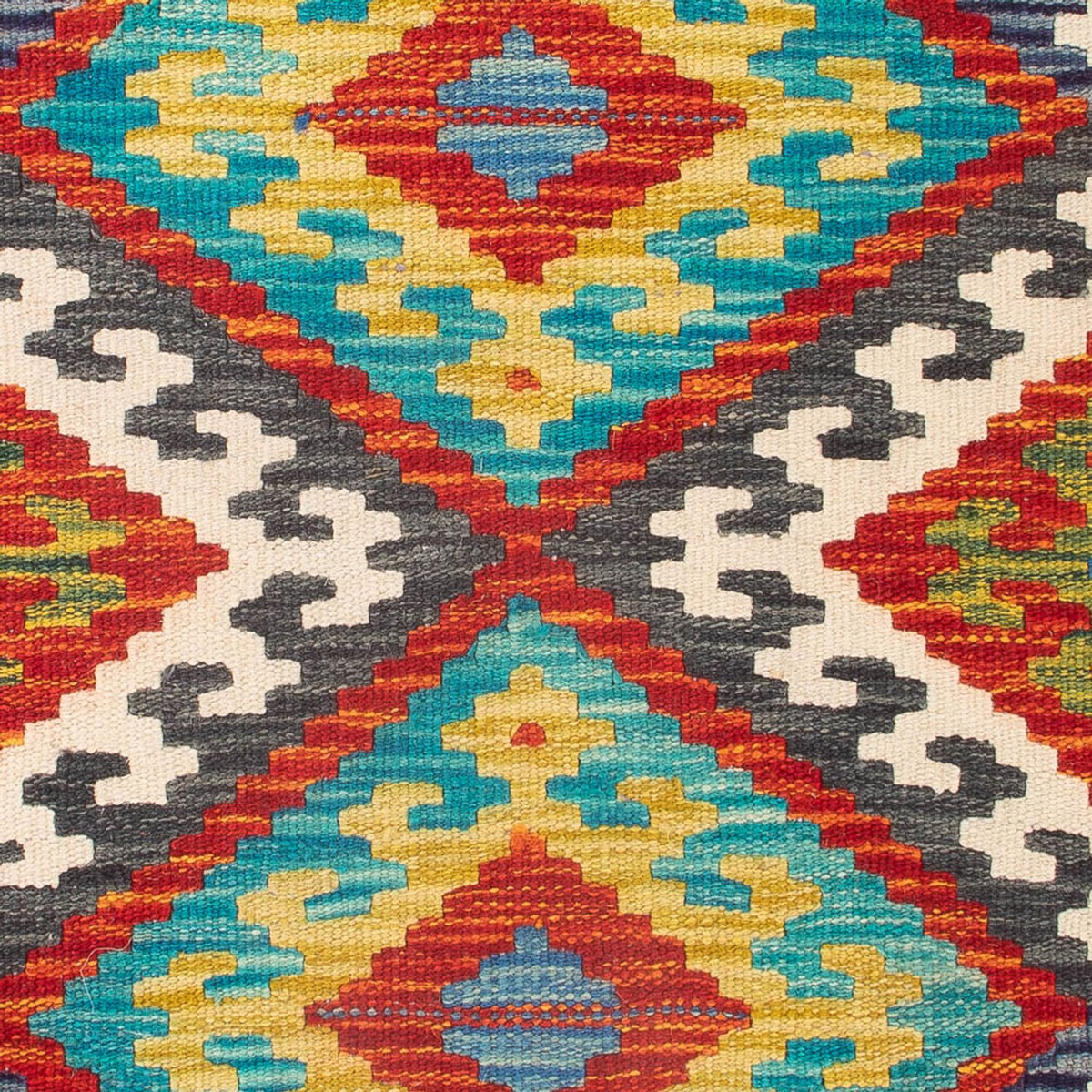 Kelim Rug - Splash - 90 x 60 cm - multicolored