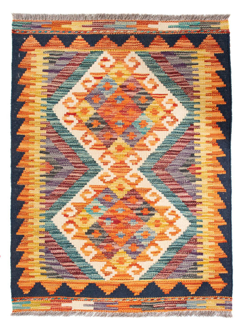Kelim Rug - Splash - 85 x 62 cm - multicolored