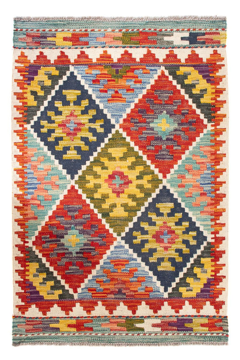 Kelim Rug - Splash - 93 x 65 cm - multicolored