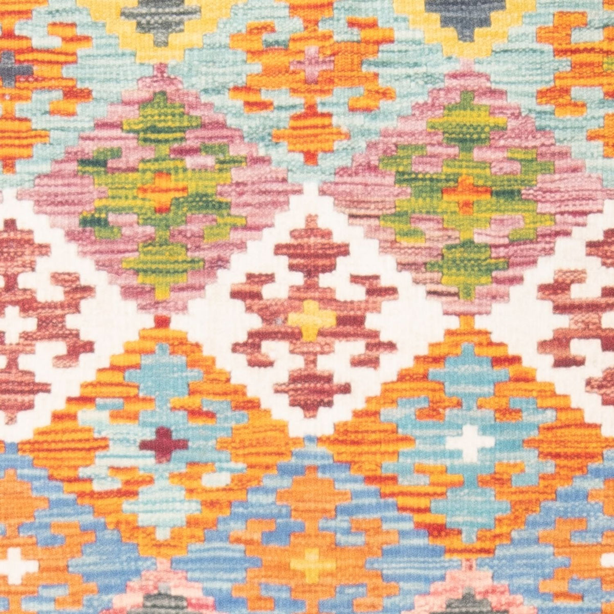 Kelim Rug - Splash - 144 x 100 cm - multicolored