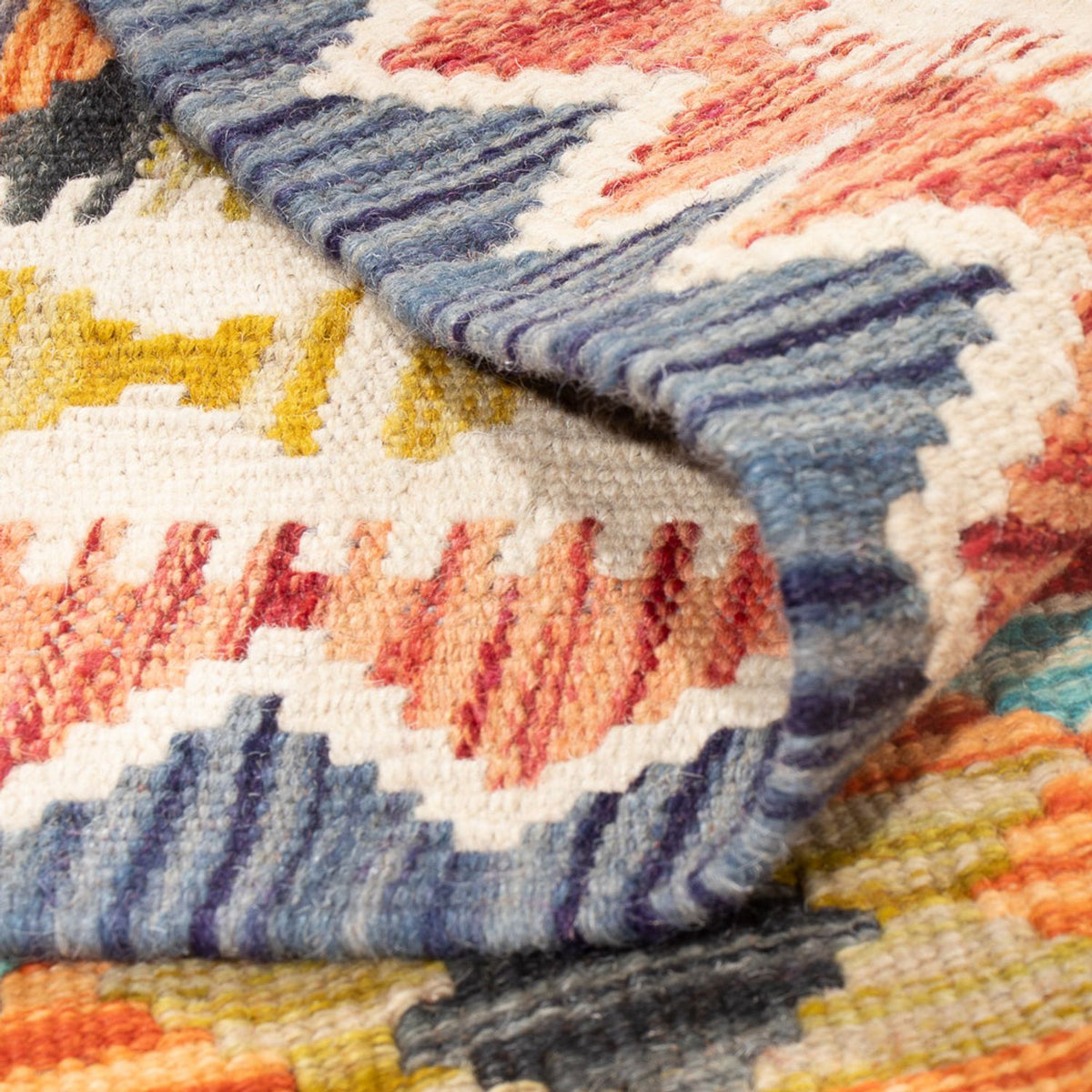 Kelim Rug - Splash - 156 x 105 cm - multicolored