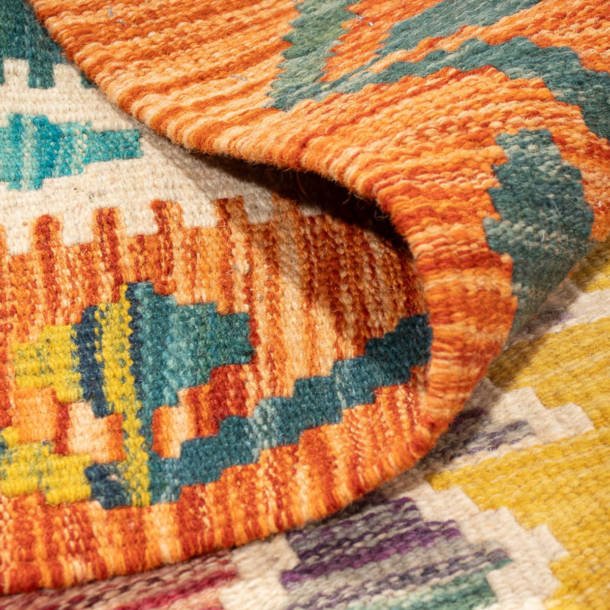 Kelim Rug - Splash - 147 x 100 cm - multicolored