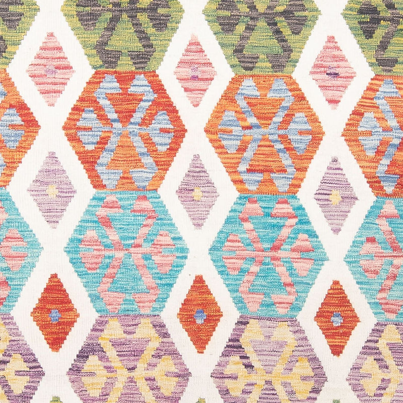 Kelim Rug - Splash - 305 x 203 cm - multicolored