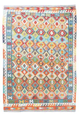 Kelim Rug - Splash - 290 x 202 cm - multicolored