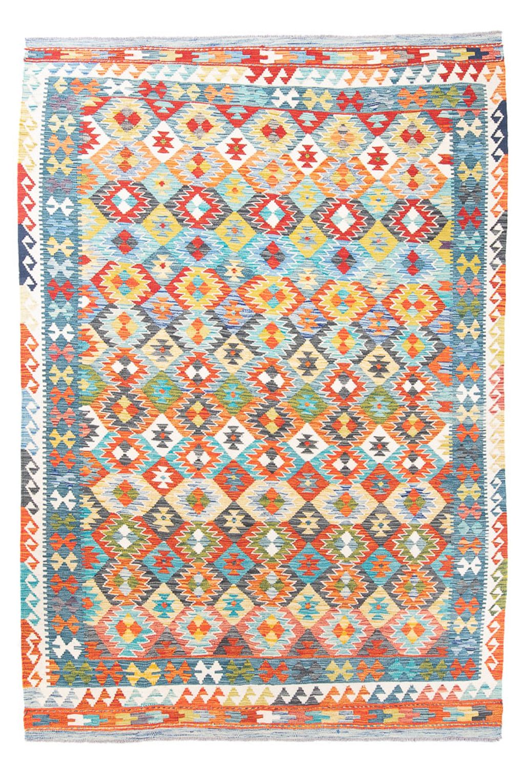 Kelim Rug - Splash - 290 x 202 cm - multicolored