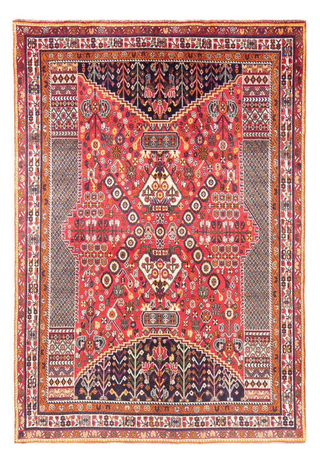 Perser Rug - Nomadic - 252 x 155 cm - red