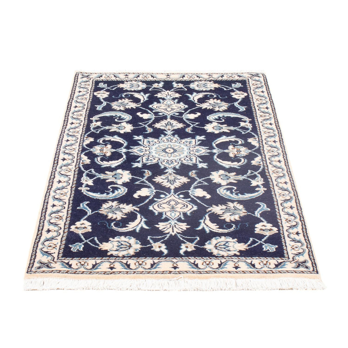 Perser Rug - Nain - 135 x 67 cm - dark blue