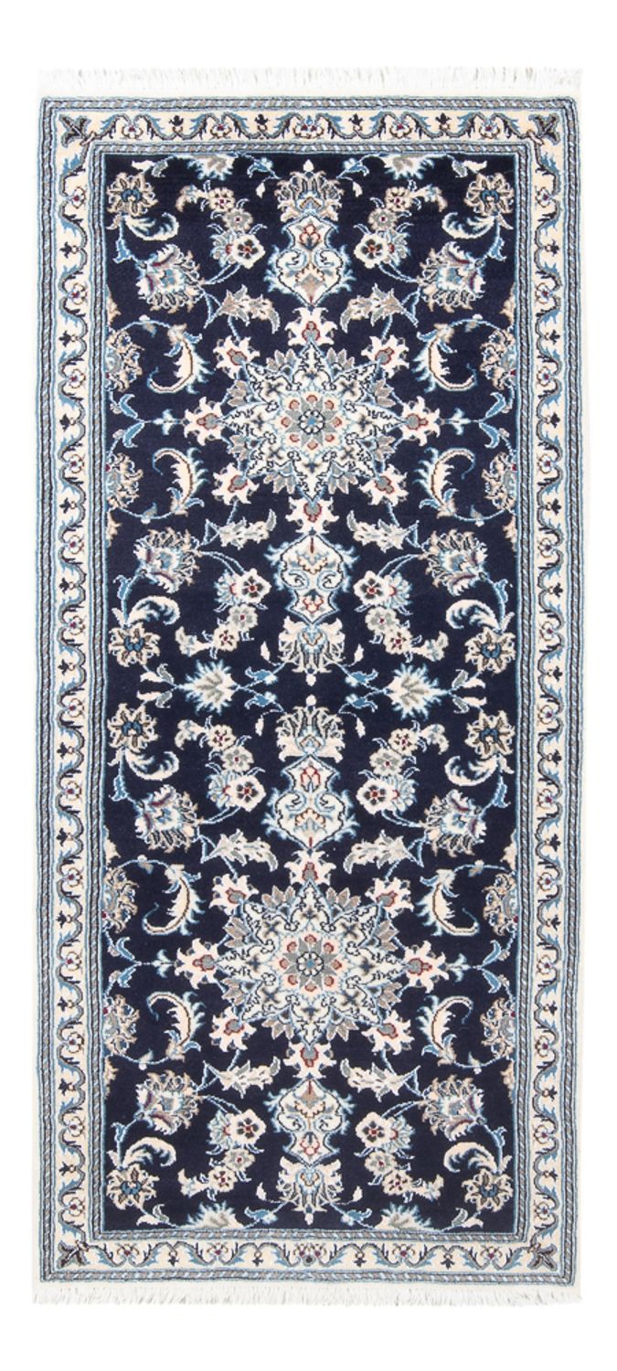 Runner Perser Rug - Nain - 190 x 79 cm - dark blue