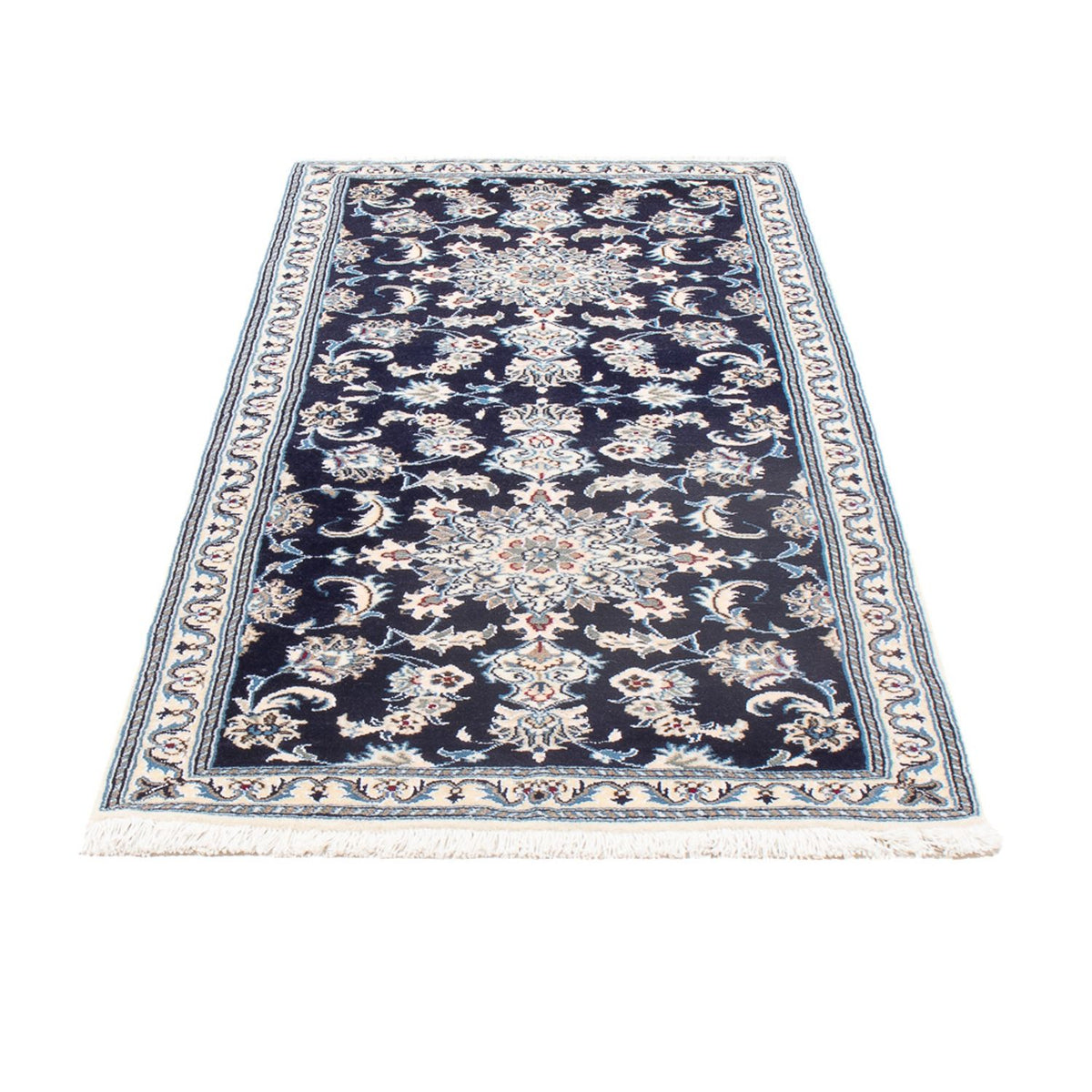 Runner Perser Rug - Nain - 190 x 79 cm - dark blue