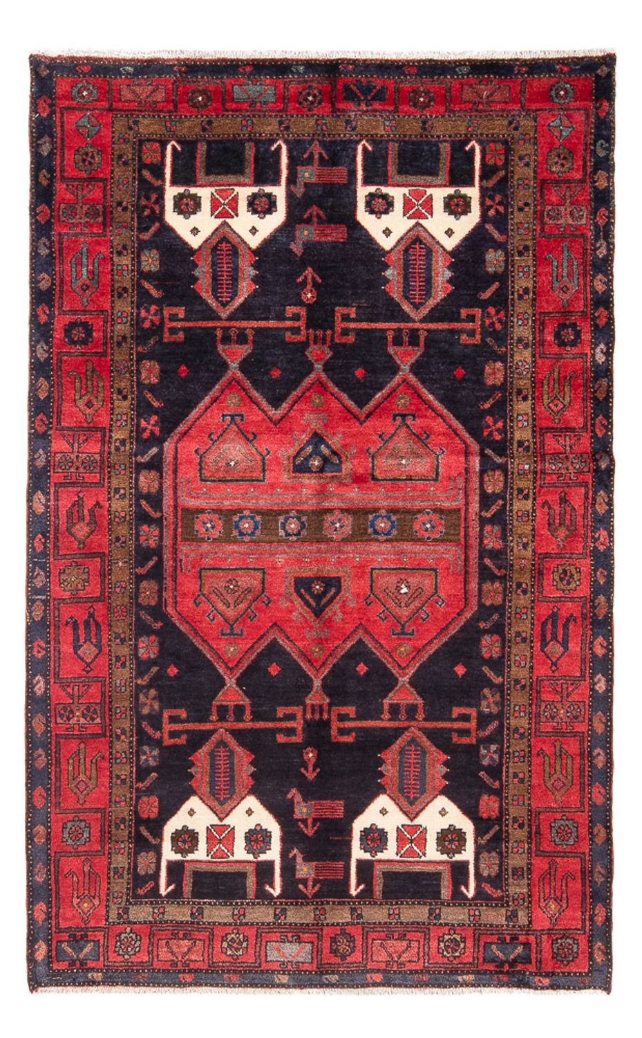 Perser Rug - Nomadic - 225 x 144 cm - dark blue