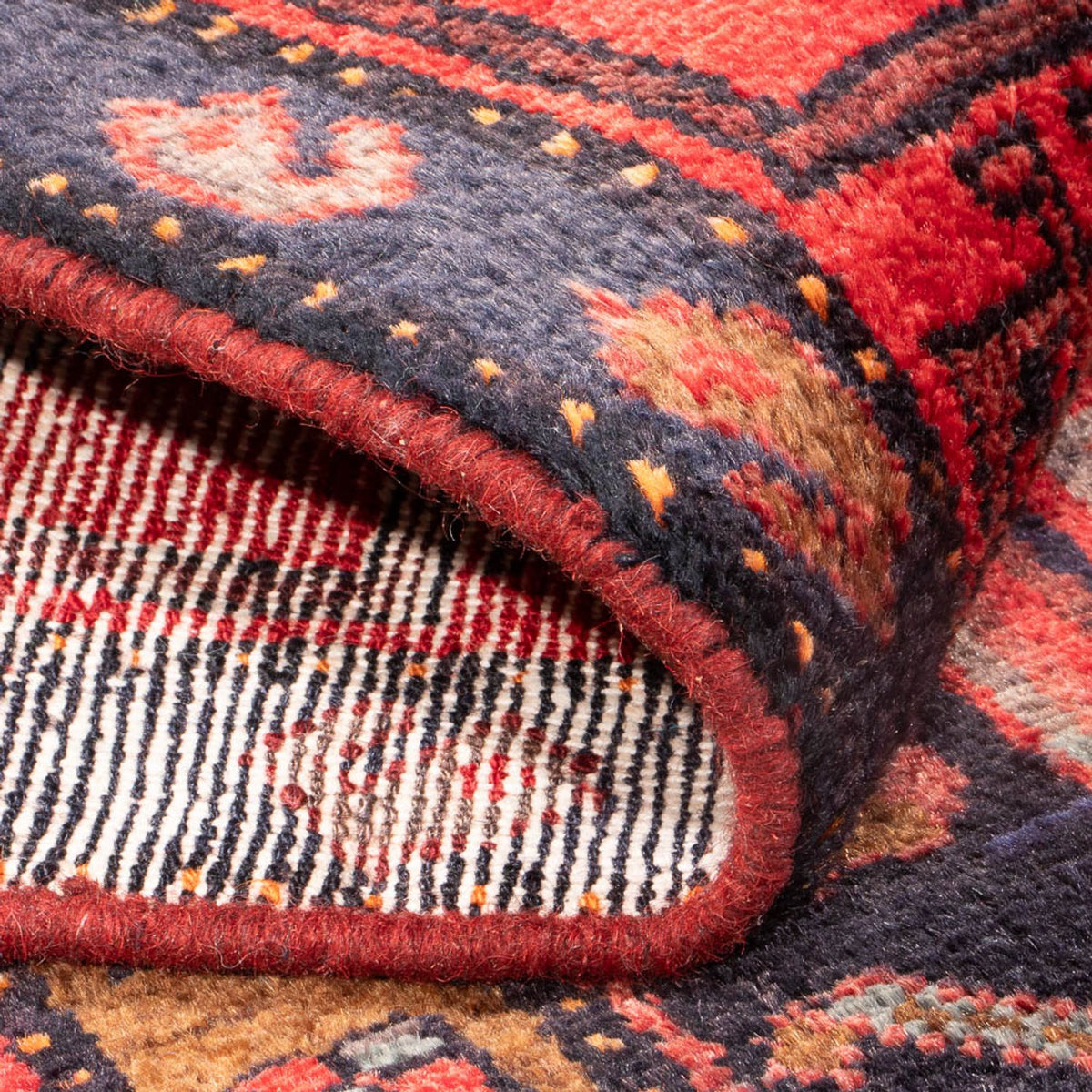 Perser Rug - Nomadic - 225 x 144 cm - dark blue