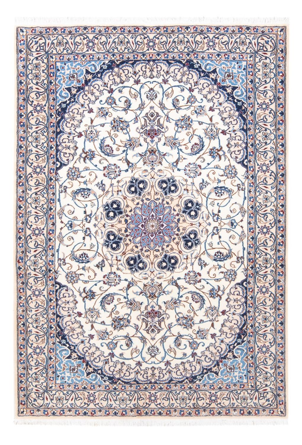 Perser Rug - Nain - Royal - 197 x 130 cm - cream