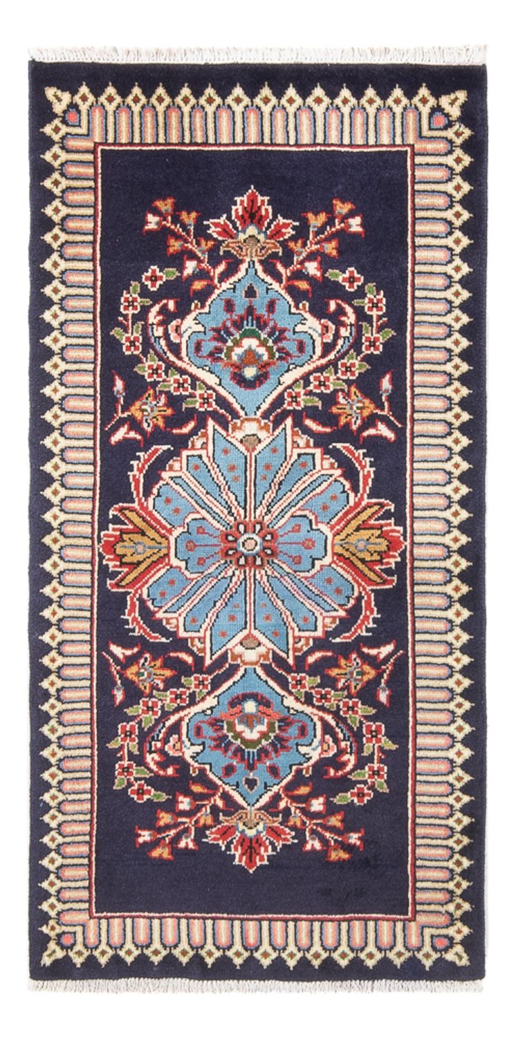 Perser Rug - Keshan - 128 x 64 cm - dark blue