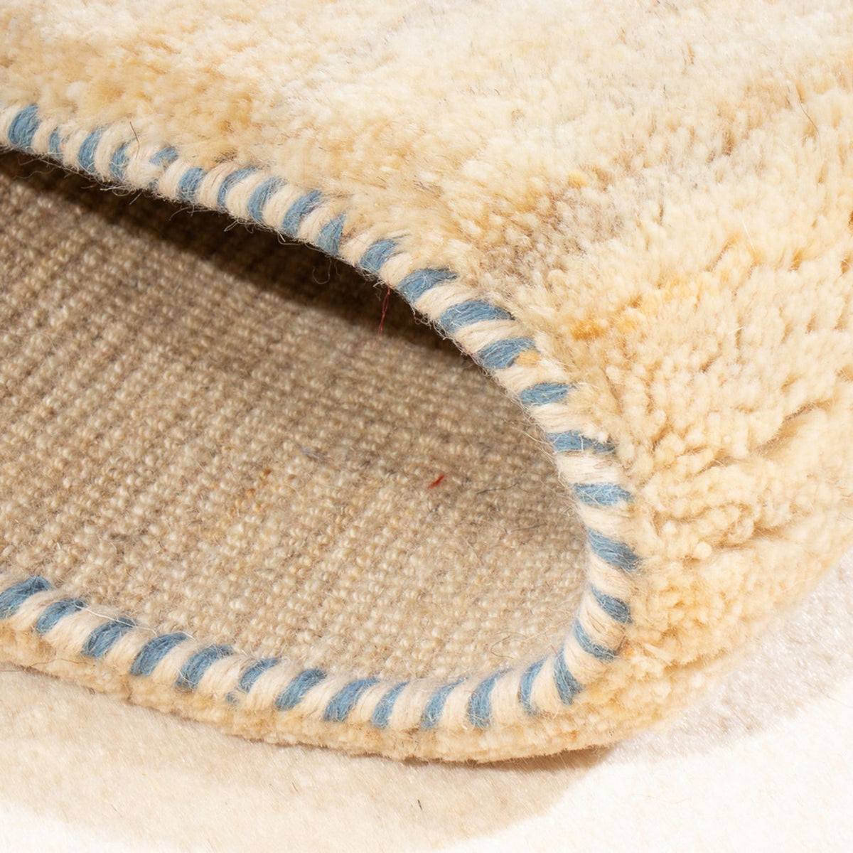 Runner Gabbeh Rug - Perser - 193 x 83 cm - natural white