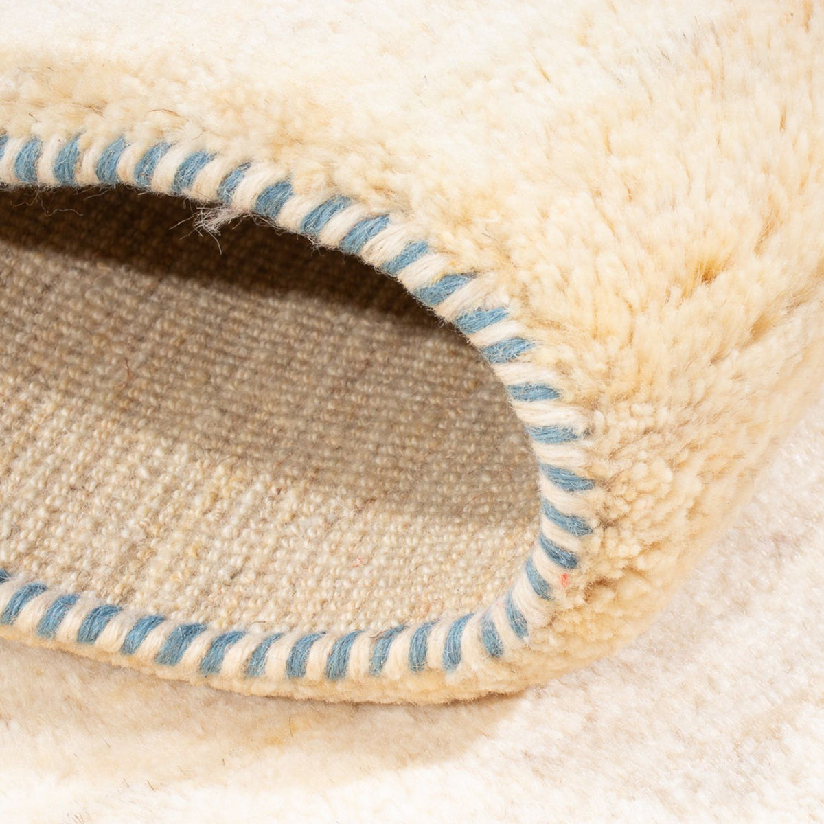 Runner Gabbeh Rug - Perser - 245 x 79 cm - natural white