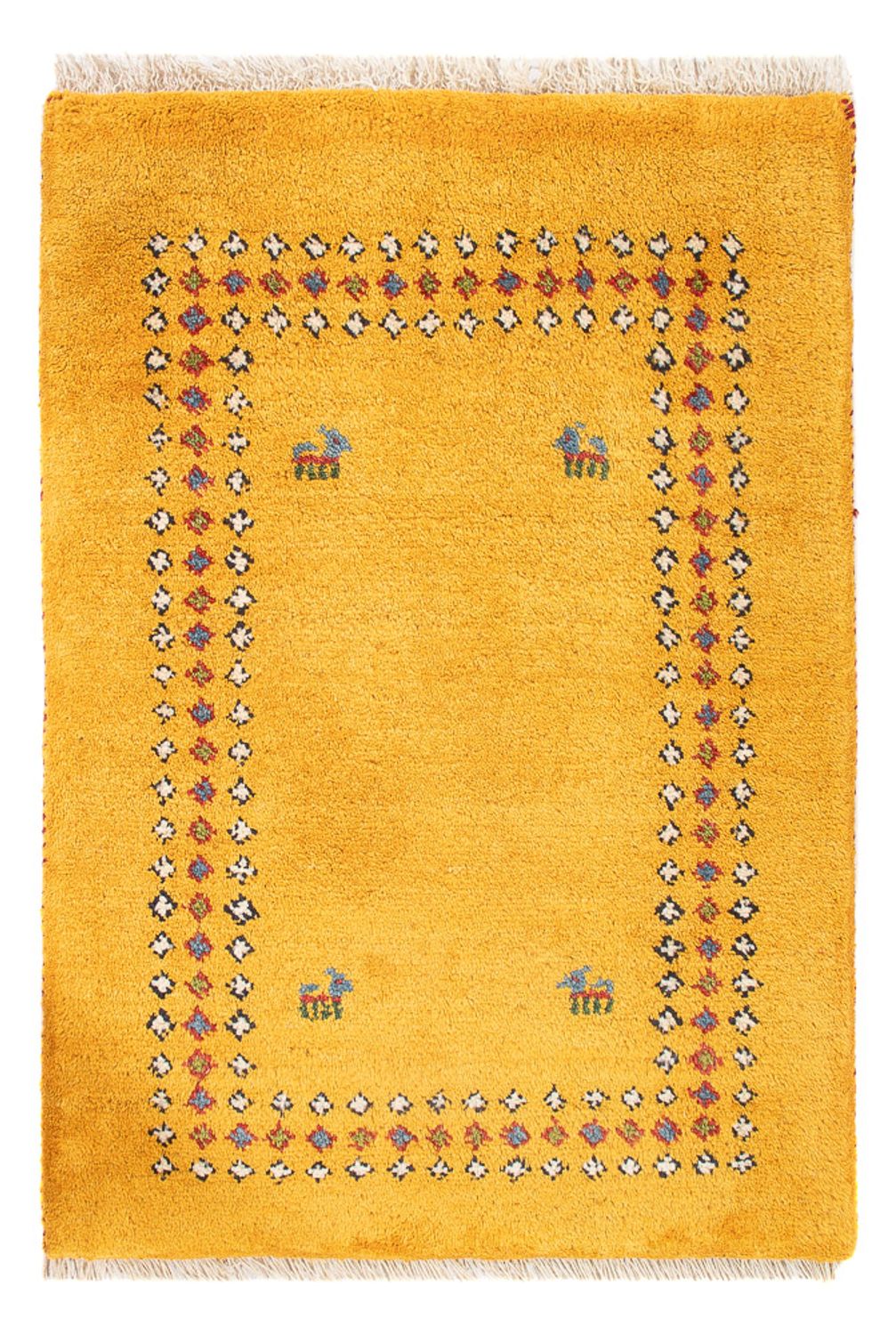 Gabbeh Rug - Perser - 84 x 62 cm - gold