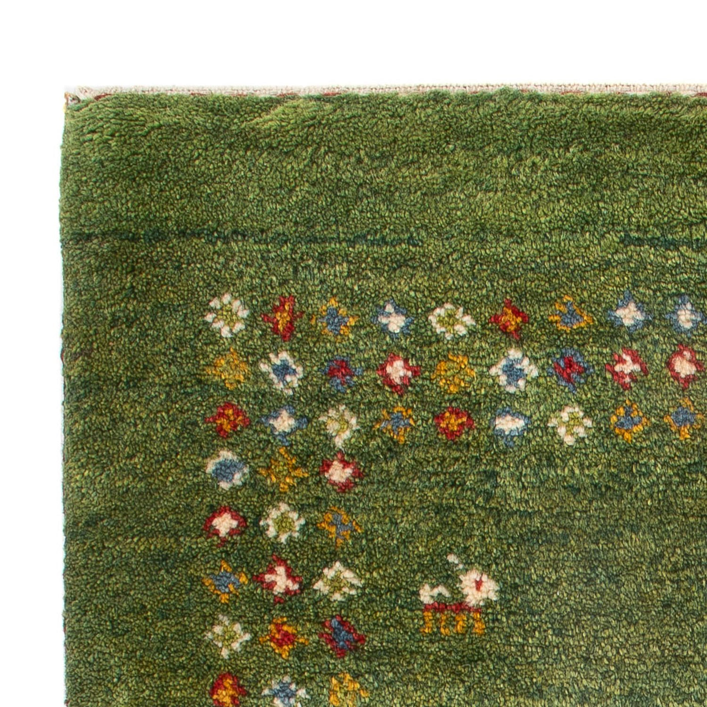 Gabbeh Persisch Teppich 89x62cm - Perserteppich Wollteppich