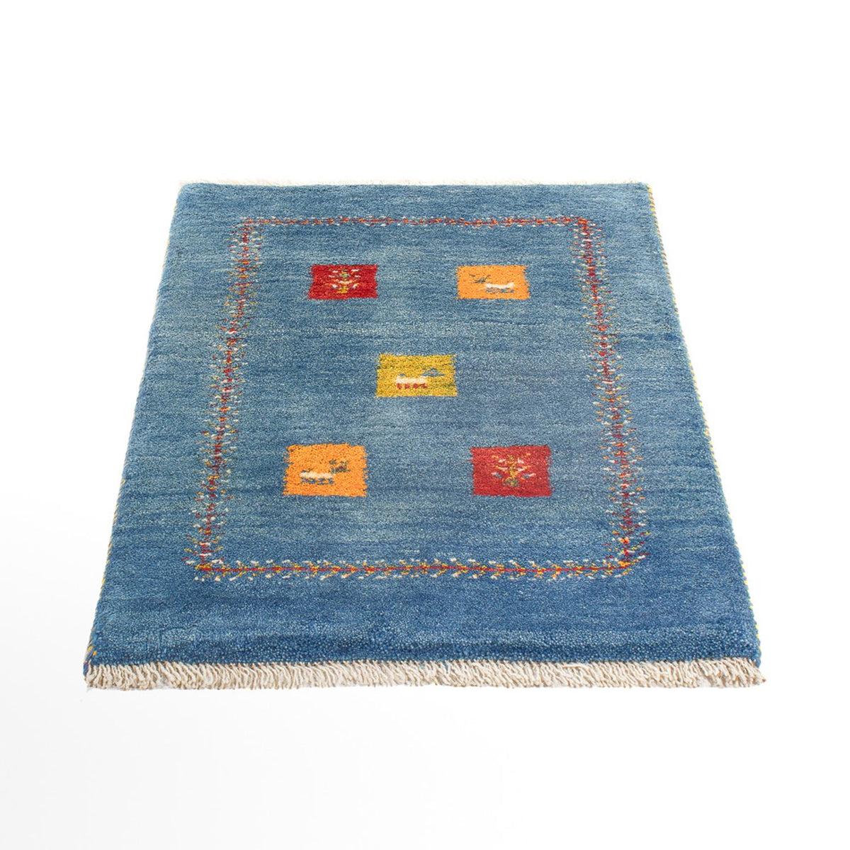 Gabbeh Rug - Perser - 87 x 59 cm - multicolored
