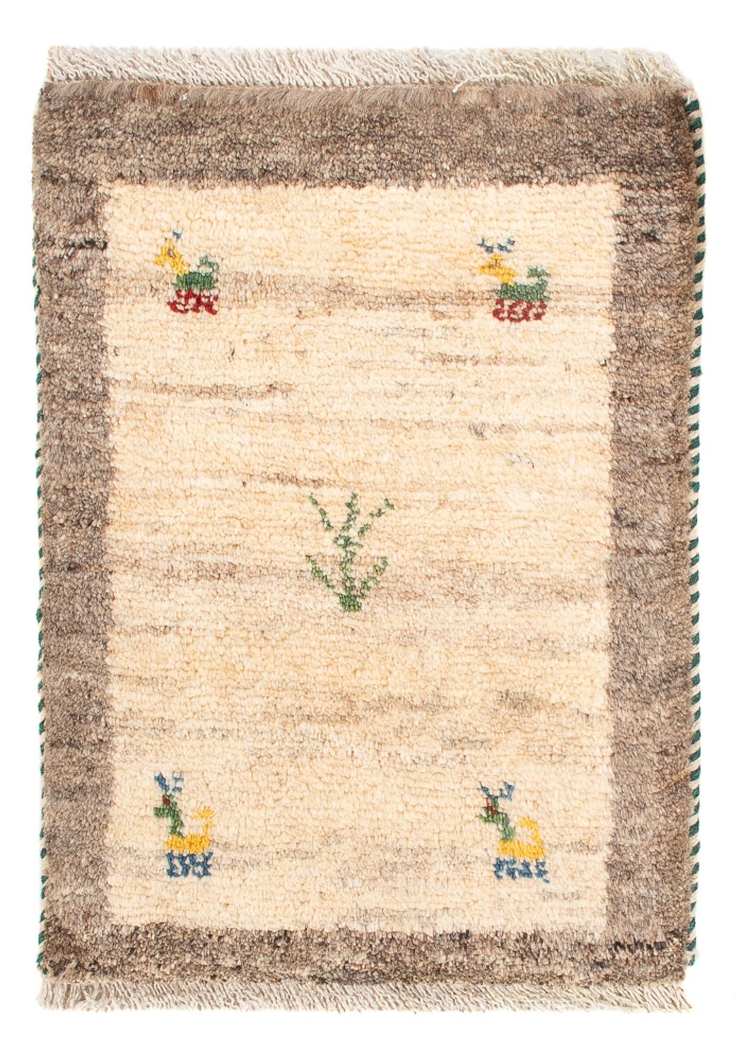 Gabbeh Rug - Perser - 60 x 40 cm - beige