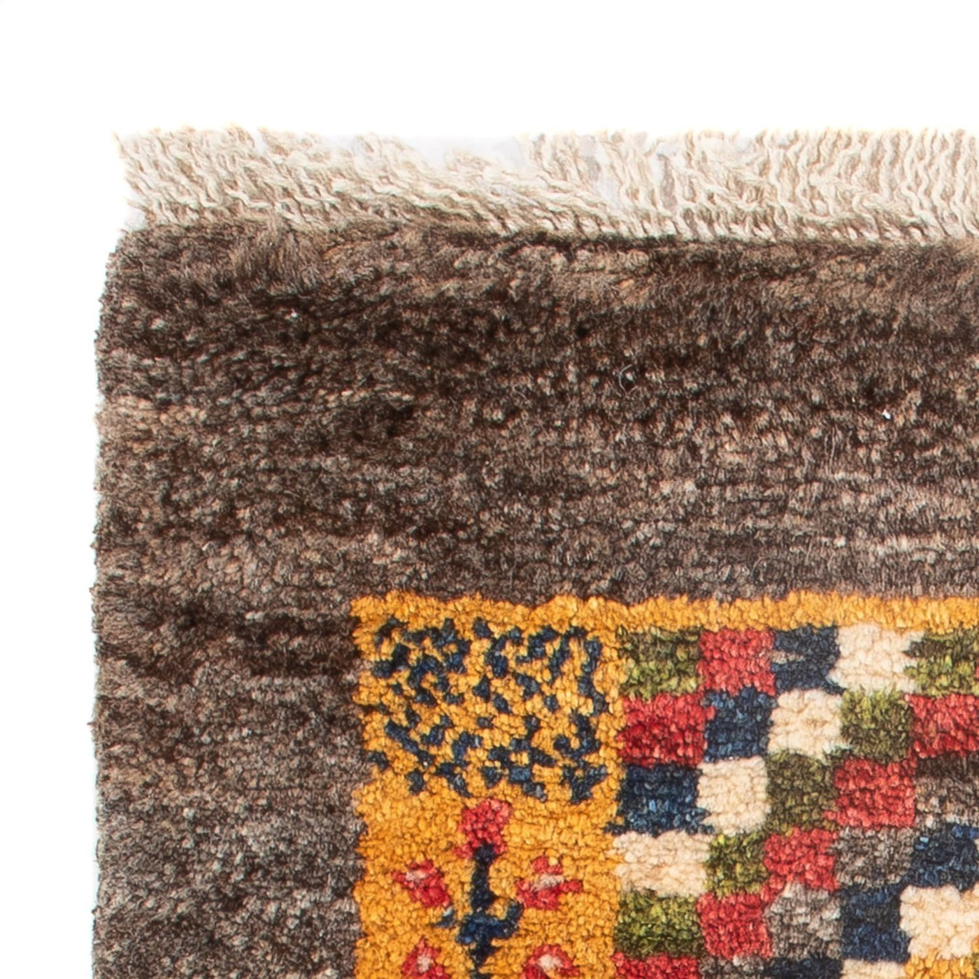 Persian Gabbeh Rug 60x40cm - Perserteppich Wollteppich