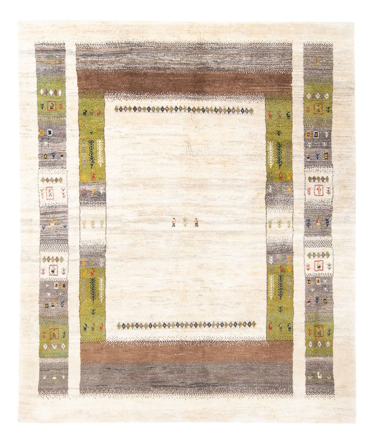 Gabbeh Rug - Perser - 245 x 200 cm - cream