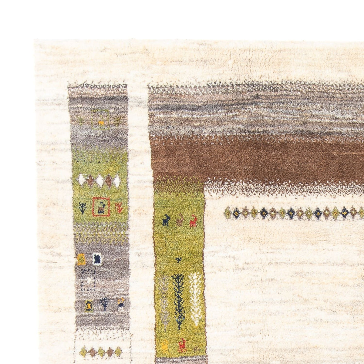 Gabbeh Rug - Perser - 245 x 200 cm - cream