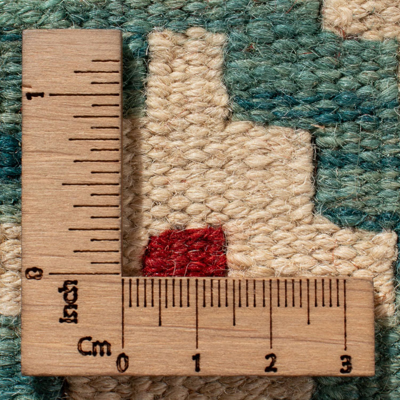 Kelim Rug - Splash square  - 88 x 90 cm - multicolored