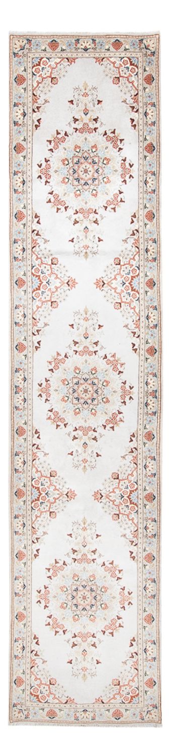 Runner Perser Rug - Keshan - 360 x 78 cm - cream