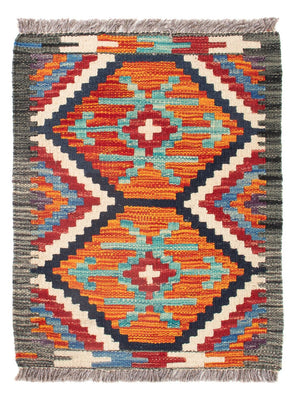 Kelim Rug - Splash - 60 x 40 cm - multicolored