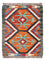 Kelim Rug - Splash - 60 x 40 cm - multicolored