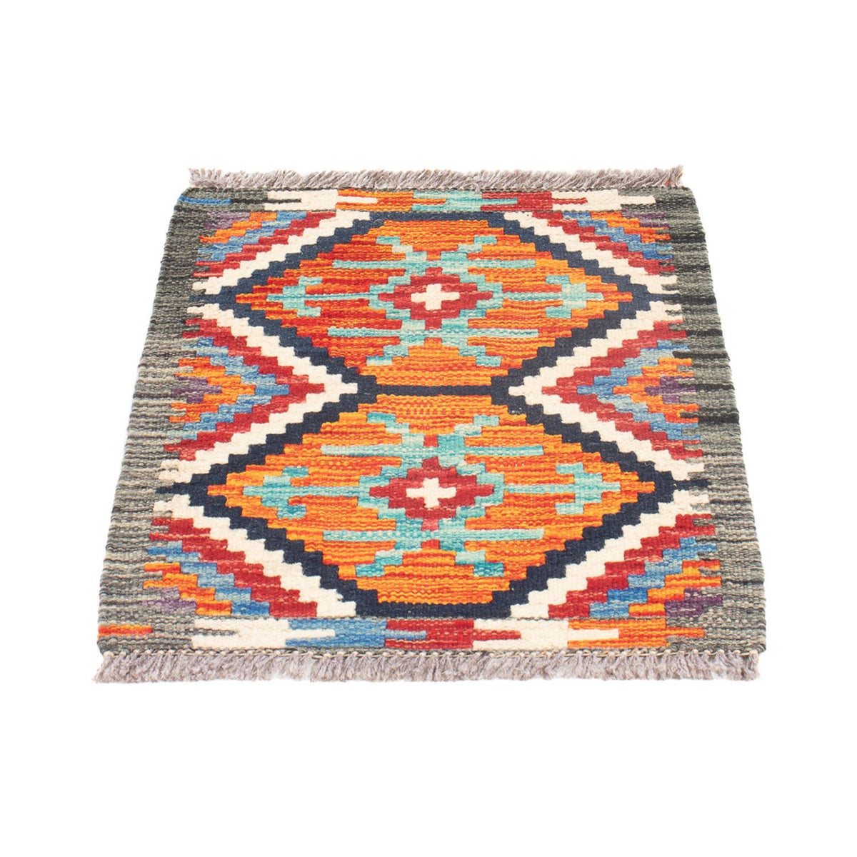 Kelim Rug - Splash - 60 x 40 cm - multicolored