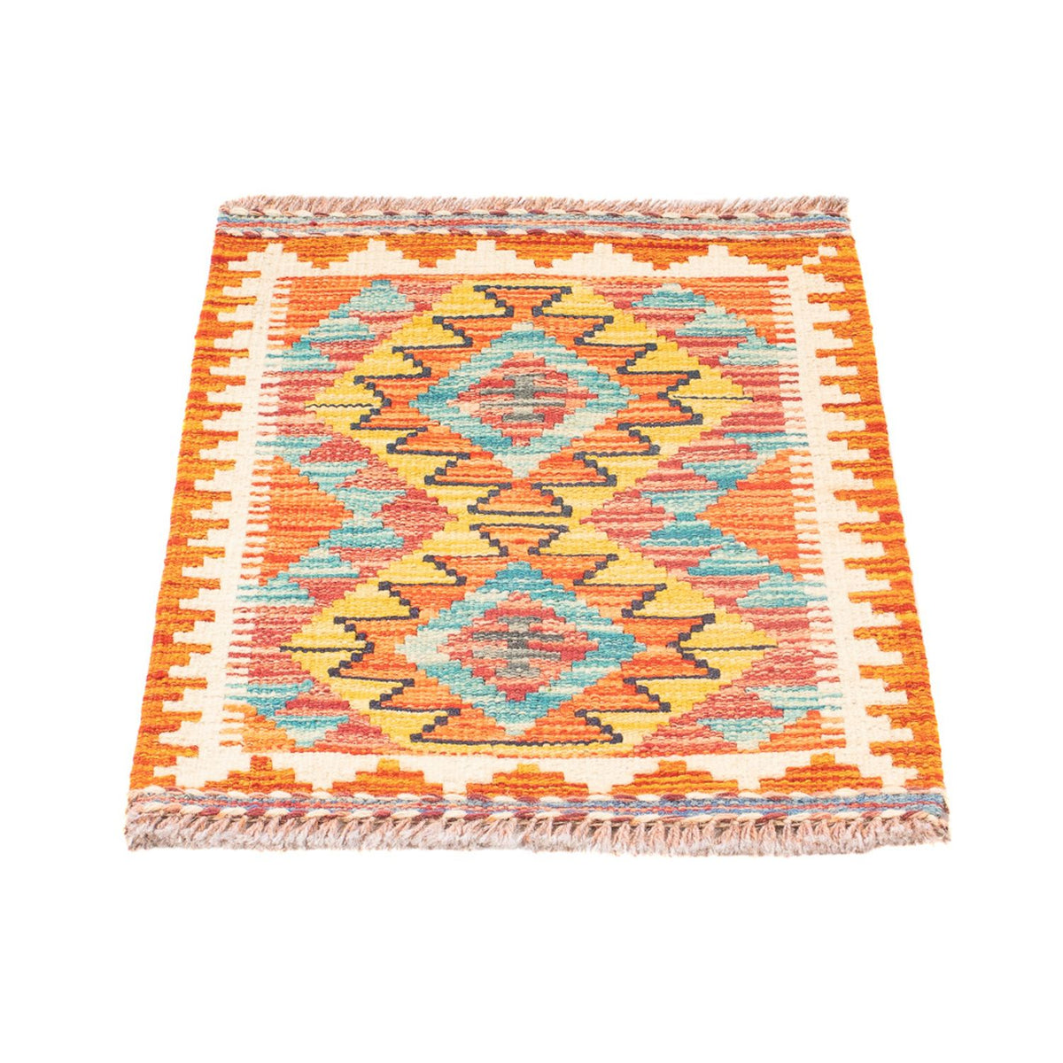 Kelim Rug - Splash - 60 x 40 cm - multicolored