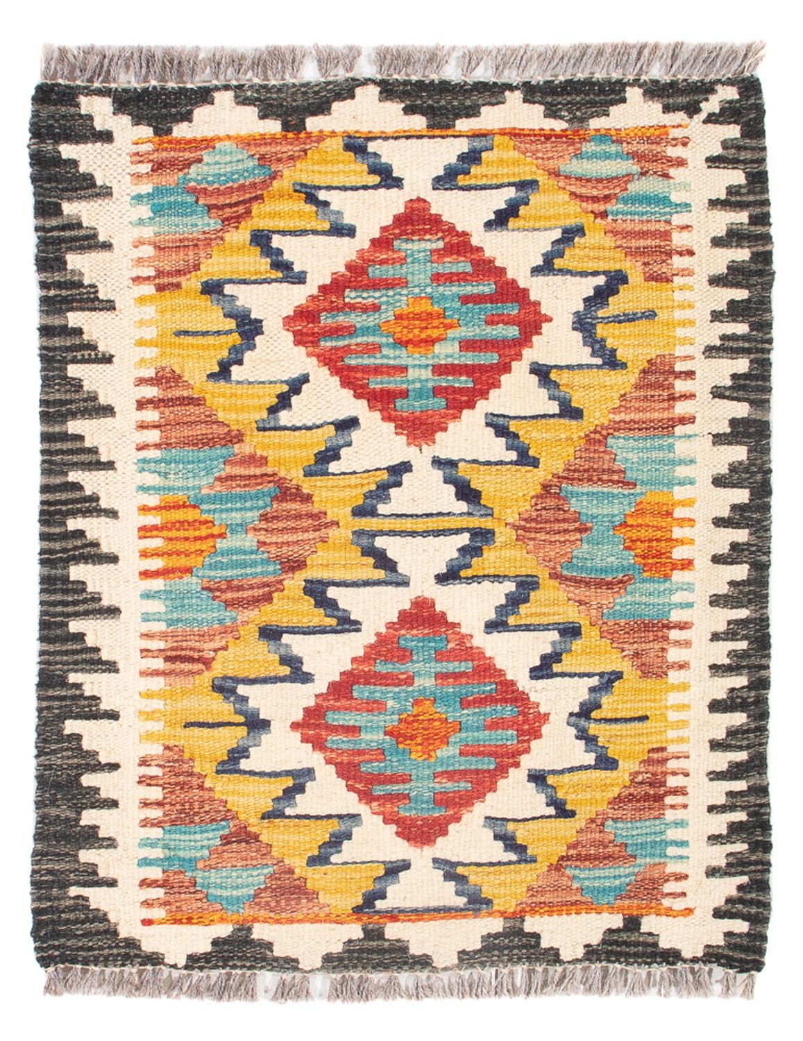 Kelim Rug - Splash - 60 x 40 cm - multicolored