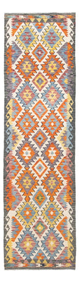 Runner Kelim Rug - Splash - 299 x 86 cm - multicolored