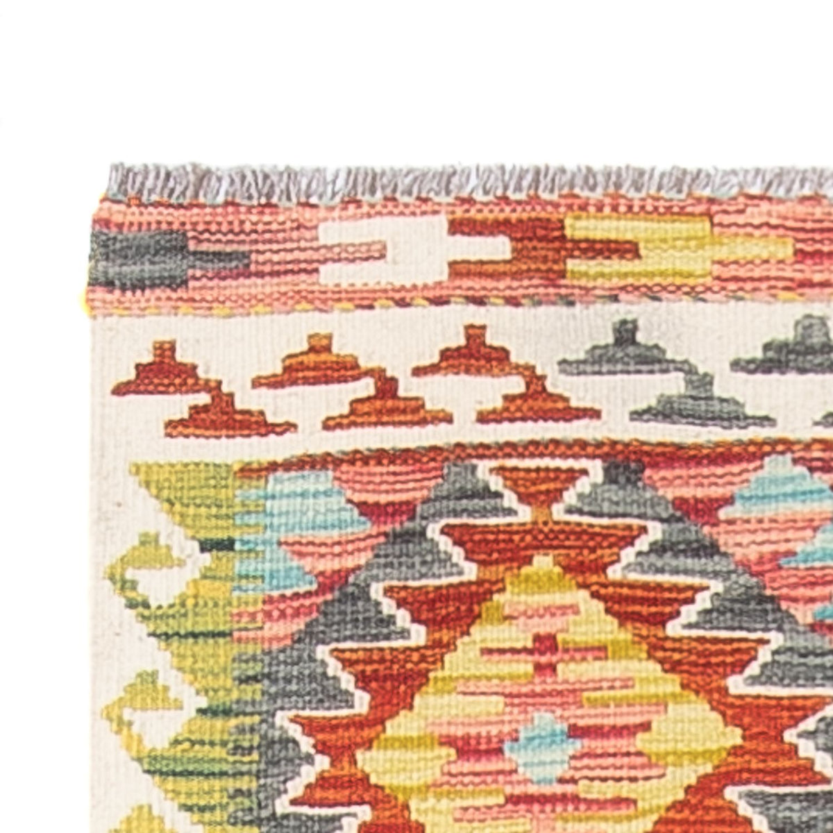 Runner Kelim Rug - Splash - 286 x 78 cm - multicolored