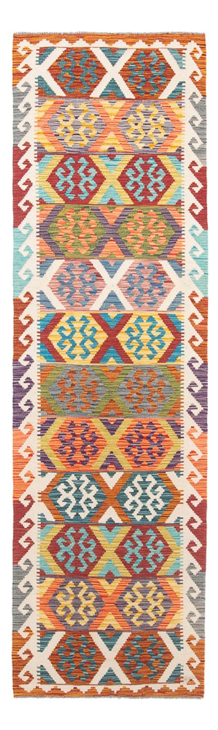 Runner Kelim Rug - Splash - 294 x 82 cm - multicolored