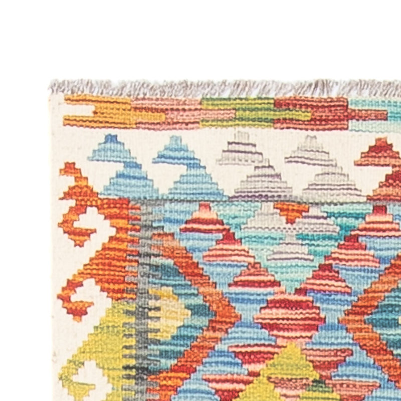 Runner Kelim Rug - Splash - 232 x 80 cm - multicolored