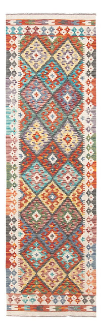 Runner Kelim Rug - Splash - 255 x 74 cm - multicolored