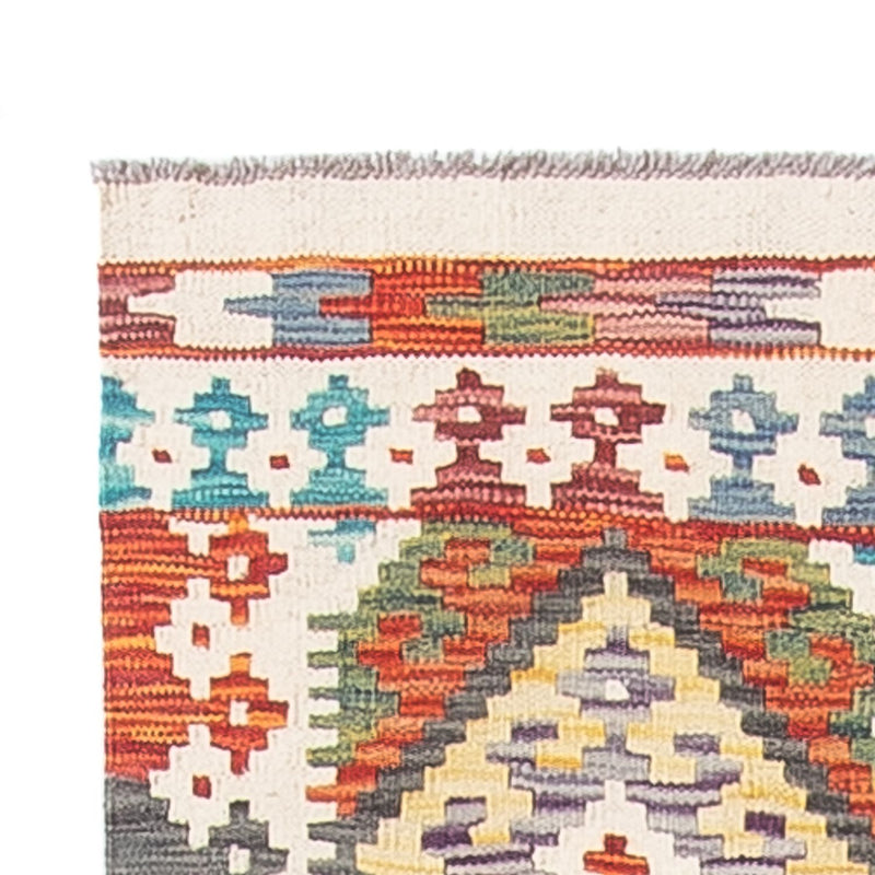 Runner Kelim Rug - Splash - 255 x 74 cm - multicolored