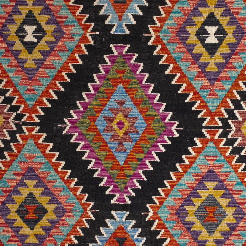 Kelim Rug - Splash - 244 x 178 cm - multicolored