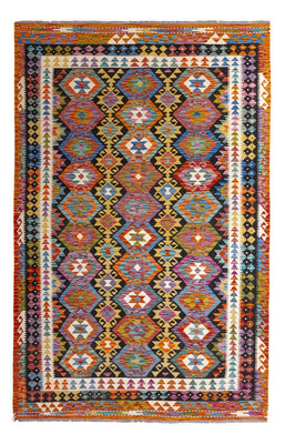 Kelim Rug - Splash - 250 x 163 cm - multicolored