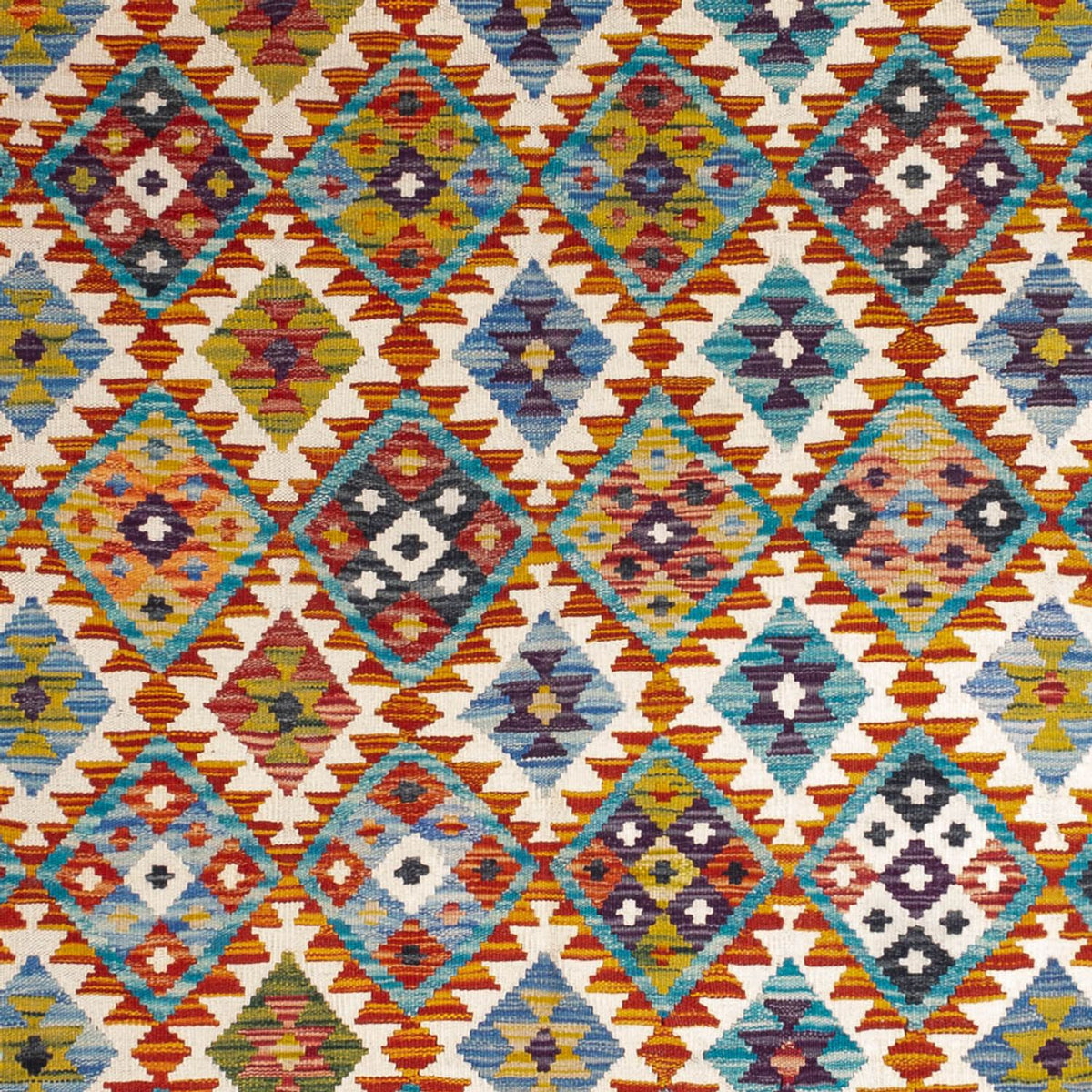 Kelim Rug - Splash - 245 x 172 cm - multicolored